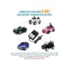LotFancy Cargador de batería de 6 V para montar en