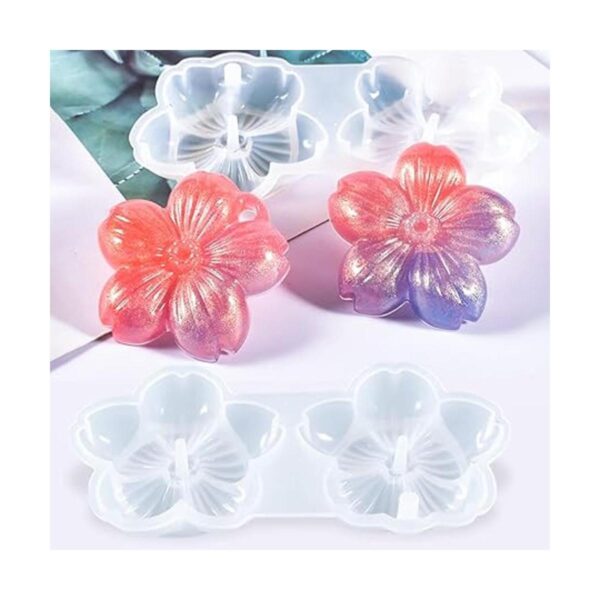 FineInno 6 moldes de silicona para flores diseño de