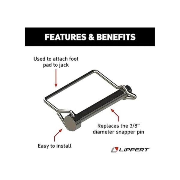 Lippert Components Snap Pin; 3 x 38_3