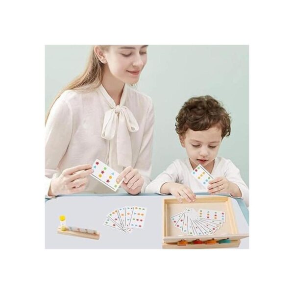 Kizh Montessori Juguetes de aprendizaje con reloj de_6