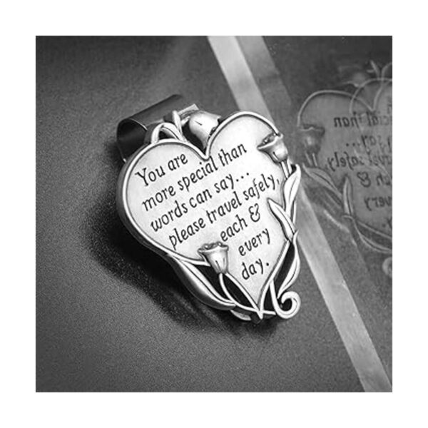 Medalla de visera en forma de corazón para visera de_2