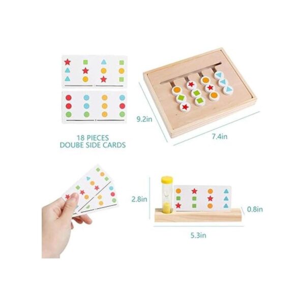 Kizh Montessori Juguetes de aprendizaje con reloj de_4