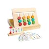 Kizh Montessori Juguetes de aprendizaje con reloj de_1
