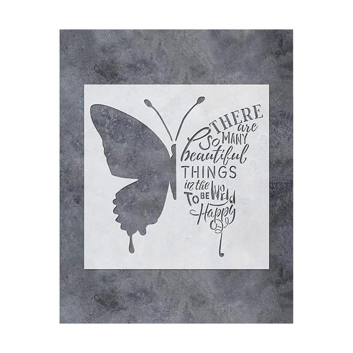 GSS Designs plantilla de mariposa plantilla de pintura