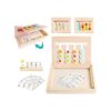 Kizh Montessori Juguetes de aprendizaje con reloj de_2