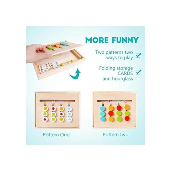 Kizh Montessori Juguetes de aprendizaje con reloj de_3