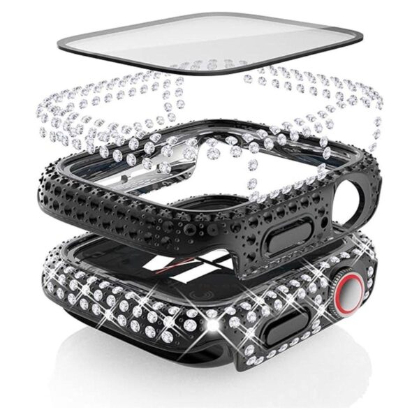 Fullife Paquete de 3 carcasas con diamantes de cristal de_2