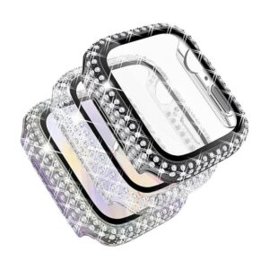 Fullife Paquete de 3 carcasas con diamantes de cristal de_1