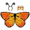 D.Q.Z Disfraces de Navidad para niños alas de mariposa_1