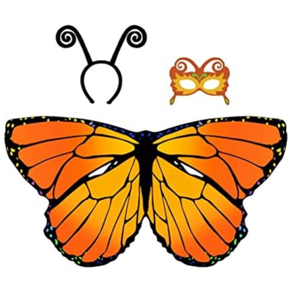 D.Q.Z Disfraces de Navidad para niños alas de mariposa_1