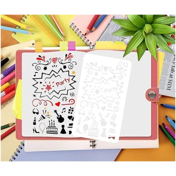 Juego de 24 plantillas de cuaderno de bala para diarios_2