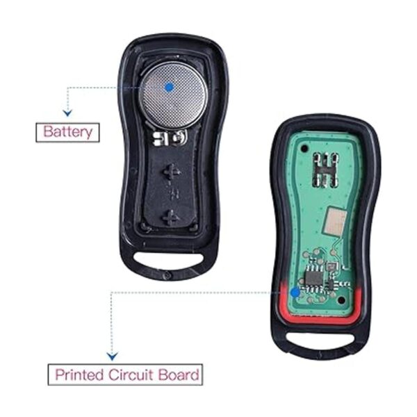 Llave de repuesto para Nissan Murano Altima Armada Sentra_5