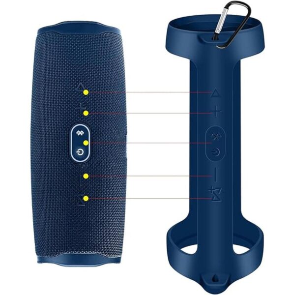 Funda de silicona para JBL Charge 4 portátil impermeable_5