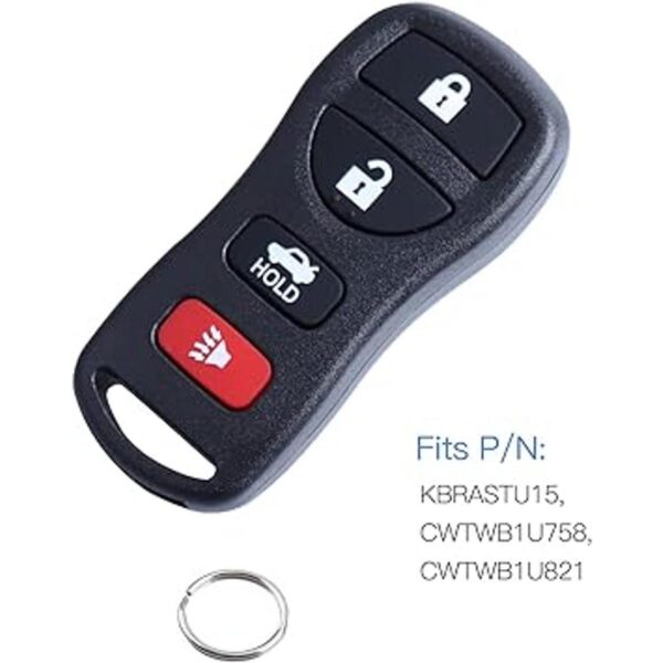 Llave de repuesto para Nissan Murano Altima Armada Sentra_4