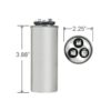 ClimaTek Condensador redondo Compatible con Genteq_3