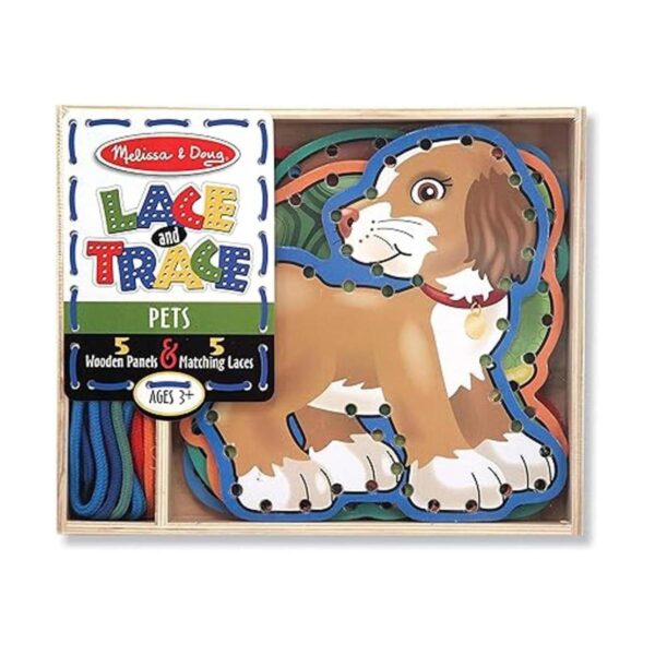Melissa Doug mascotas para atar y seguir Multicolor_5