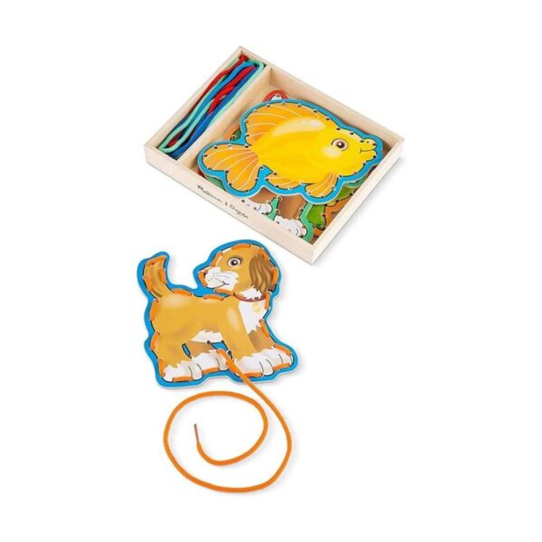 Melissa Doug mascotas para atar y seguir Multicolor_4