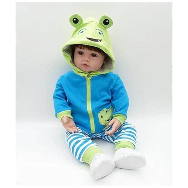 Medylove Juego de ropa de muñeca para bebé de cocodrilo_4