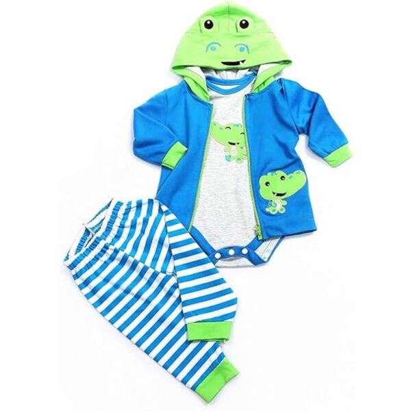 Medylove Juego de ropa de muñeca para bebé de cocodrilo_1