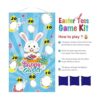 Juego de lanzamiento de Pascua con 3 bolsas de puf conejo_3