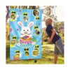 Juego de lanzamiento de Pascua con 3 bolsas de puf conejo_1