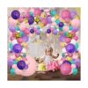 JANEF Juego de 151 guirnaldas de globos de sirena de_6