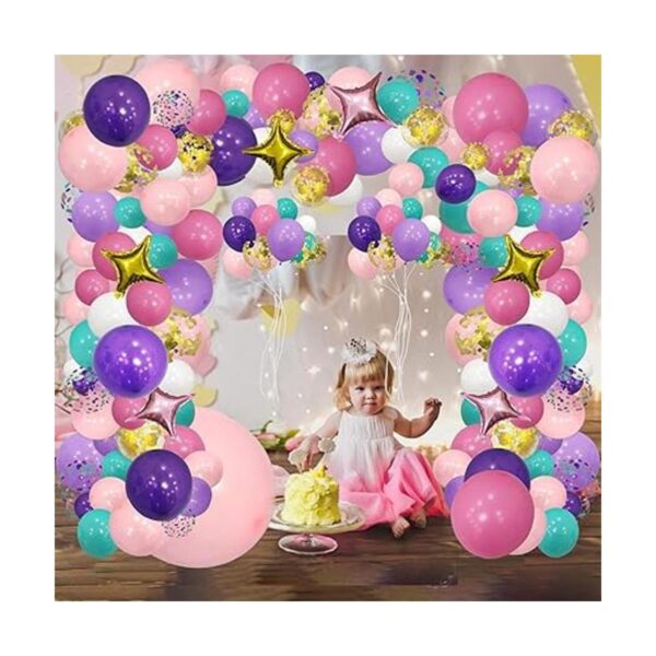 JANEF Juego de 151 guirnaldas de globos de sirena de_6