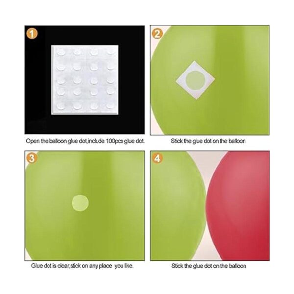 Kit de arco de globos de arco iris 144 globos de 18_6