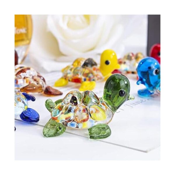 HD HYALINE DORA Mini figura hecha a mano de tortuga_4