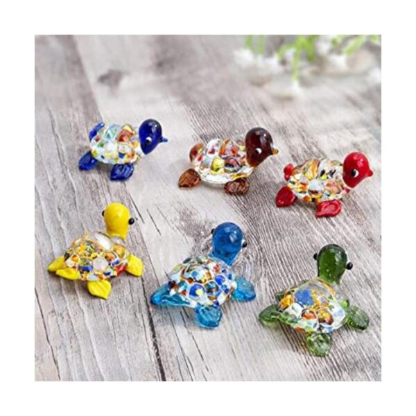 HD HYALINE DORA Mini figura hecha a mano de tortuga_1