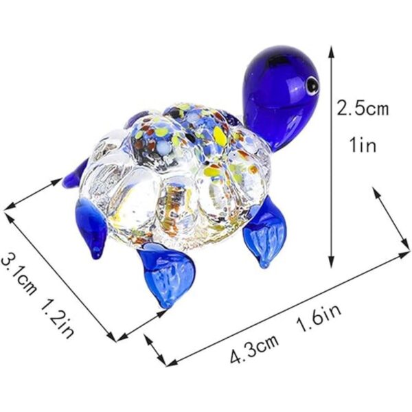 HD HYALINE DORA Mini figura hecha a mano de tortuga_2