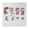 Guirnalda de luna de estrella y luna de oro rosa_6