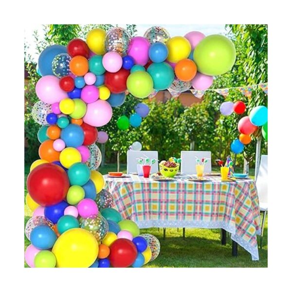 Kit de arco de globos de arco iris 144 globos de 18_4