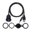 Duttek USB y cable de montaje empotrado de 0.138 in_1
