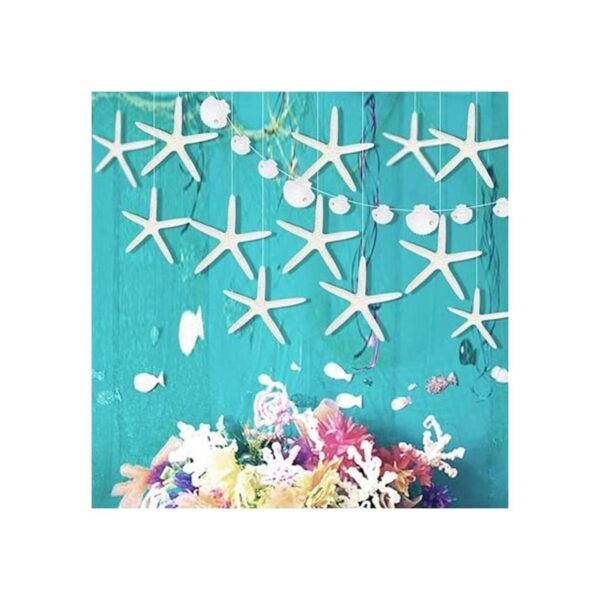 Guirnalda de conchas marinas de estrella de mar de papel_5