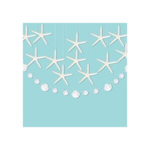 Guirnalda de conchas marinas de estrella de mar de papel_1