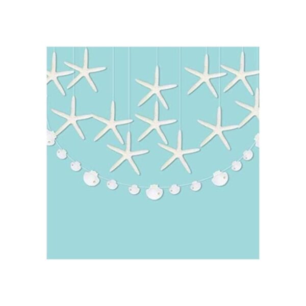 Guirnalda de conchas marinas de estrella de mar de papel_1