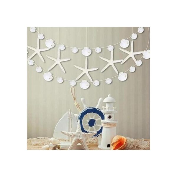 Guirnalda de conchas marinas de estrella de mar de papel_6