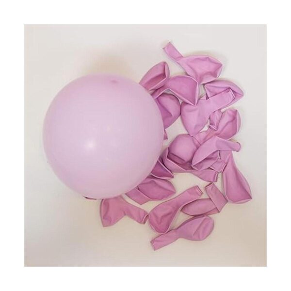 Kit de guirnalda de arco de globos rojo intenso y rosa_6