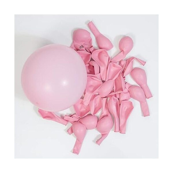 Kit de guirnalda de arco de globos rojo intenso y rosa_5