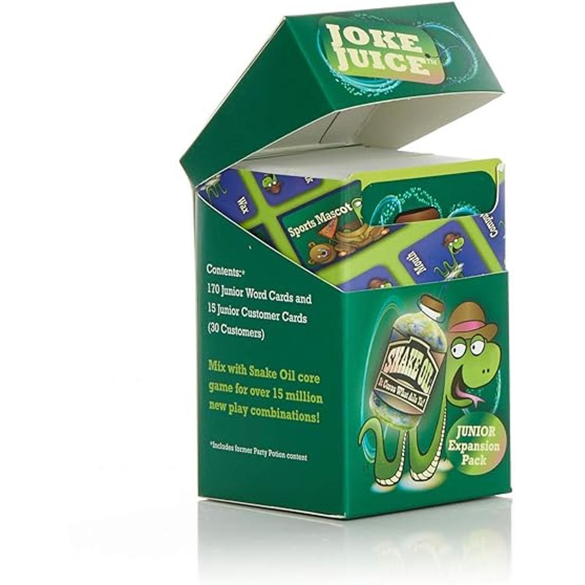 Joke Juice Snake Oil Game Expansion Pack for Kids The