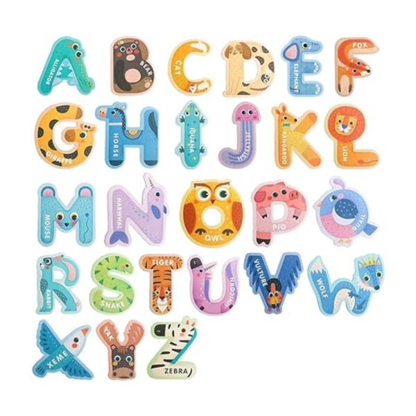 JOCHA ABC Carta linda Animales Nevera Jumbo Grandes Imanes