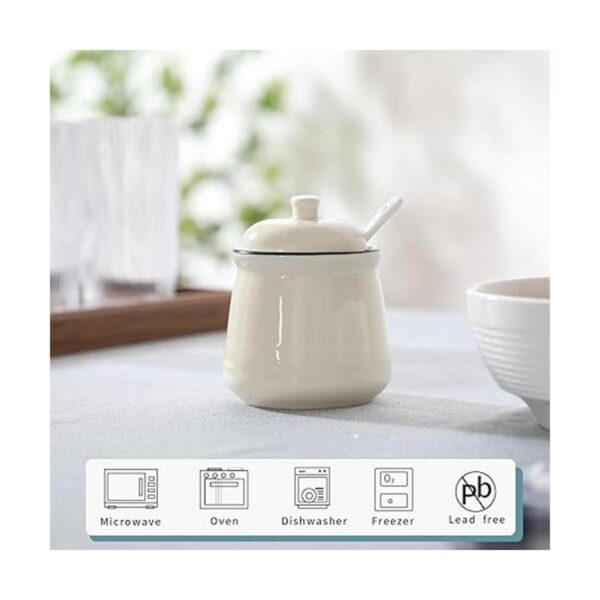 Cuenco de sal de porcelana con tapa y cuchara cuenco de_2