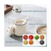 Cuenco de sal de porcelana con tapa y cuchara cuenco de_5