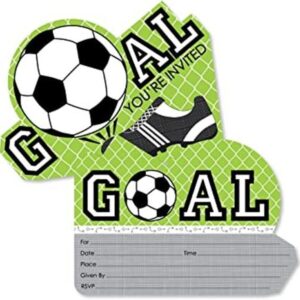 Goaaal. Con forma de fútbol llenar invitaciones Baby_1