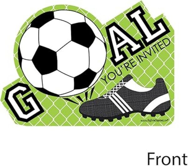 Goaaal. Con forma de fútbol llenar invitaciones Baby_2