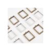 OLYCRAFT Dijes de bisel abierto colores mixtos Plata_4