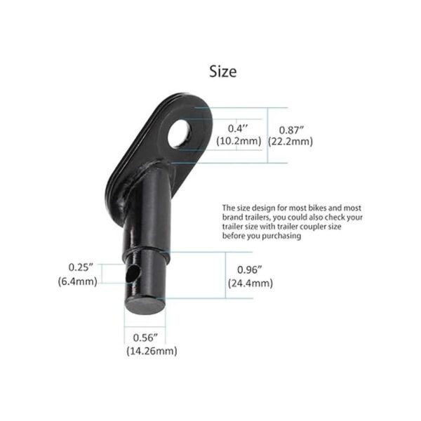 Conector de enganche para remolque de bicicleta Biange_3
