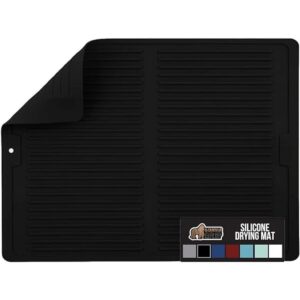 Gorilla Grip Tapete de secado de platos silicona de grado_1