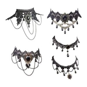 Dumcondy Collar de Halloween elegante y sexy para mujer y_1